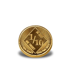 1/10-oz .9999 fine Regency Mint Gold Eagle - Fractional Gold Rounds