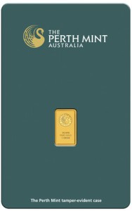 Perth Mint 1 Gram Gold Bar - .9999 Fractional Gold Bars