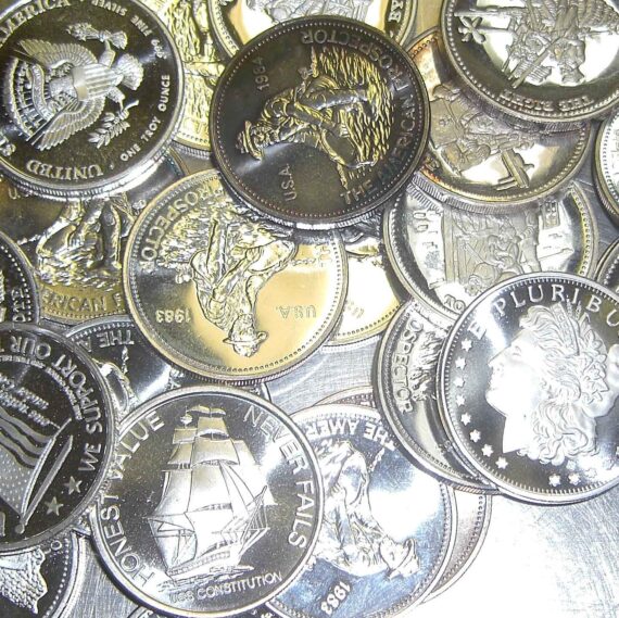 1-troy ounce .999 Silver Bullion Rounds | Secondary, Circulated, and Extra Inventory
