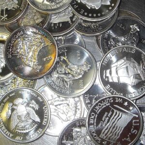 1-troy ounce .999 Silver Bullion Rounds | Secondary, Circulated, and Extra Inventory