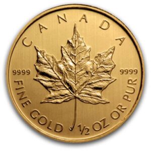 1-oz Gold Canadian Maple Leaf - .9999 fine Gold