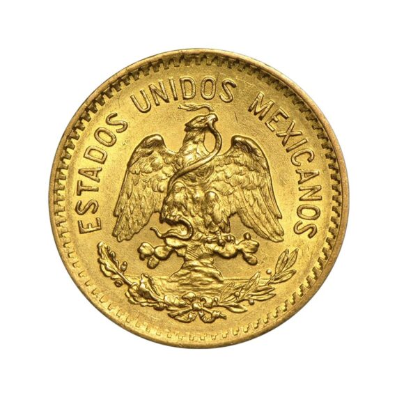 Mexico 5 Pesos Gold Coin - Random Year(s) - BU Condition