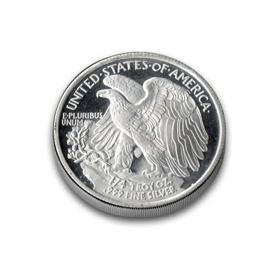 1/10 oz silver round - Eagle reverse